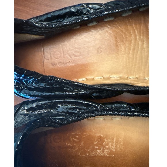 Tieks flats 8 black patent leather ballet travel foldable Gavrielli packable - Picture 3 of 8